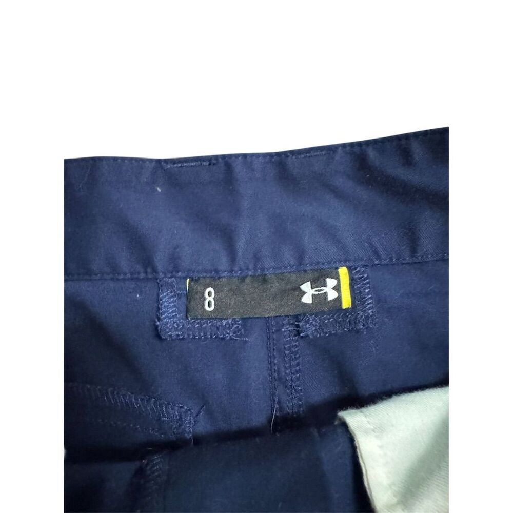 Under Armour Women's Navy Blue Chino Shorts Size 8 Activewear - Picture 3 of 5